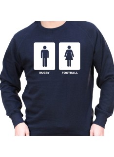 Rugby men Football woman - Sweat Crewneck Homme Rugby Sweat Crewneck Rugby