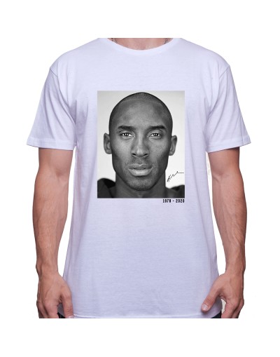 Kobe Black and white RIP Tshirt Homme Basket