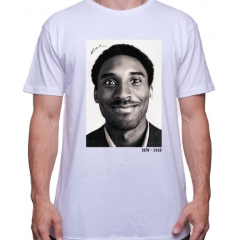 Kobe Black and white RIP 2 Tshirt Homme Basket