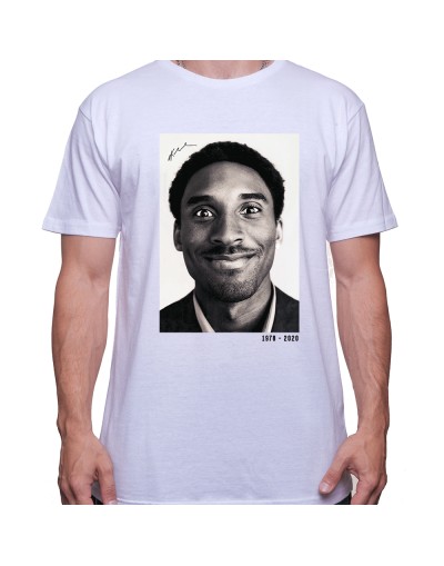 Kobe Black and white RIP 2 Tshirt Homme Basket