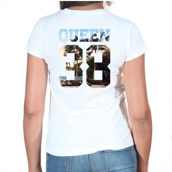 King & Queen Miami Personnalisable Tshirt Duo Couple Couple