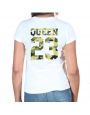 Tshirt Couple – King & Queen Camo Militaire Personnalisable – Shirtizz Couple