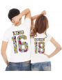 Tshirt Couple – Lot King & Queen Camo Wax Personnalisable – Shirtizz