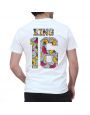 Tshirt Couple – Lot King & Queen Camo Wax Personnalisable – Shirtizz