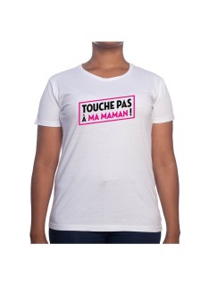 Touche pas a ma maman - Tshirt Cadeau Maman Homme