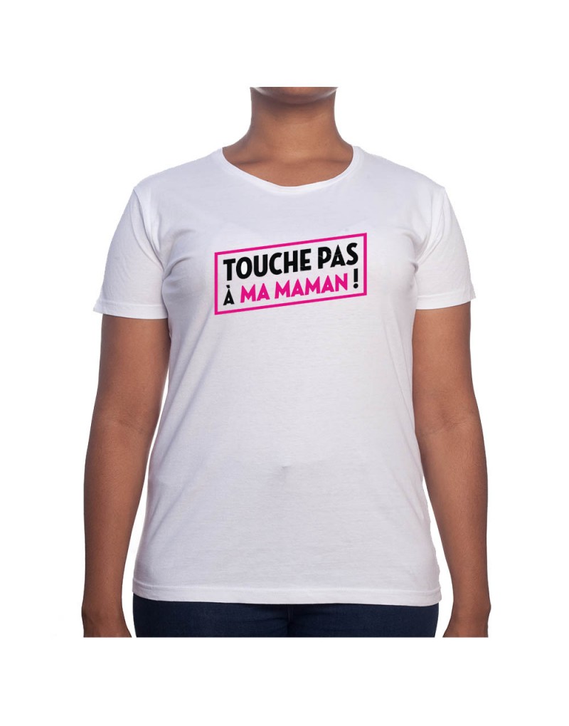 T-shirt Bébé Fille 'Touche Pas !' - 100% Coton, Manches Courtes, Tailles 3 à 18 Mois