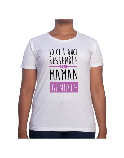 Une maman genial - Tshirt Cadeau Maman Homme