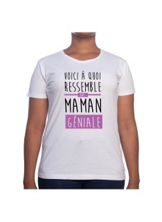 Une maman genial - Tshirt Cadeau Maman Homme