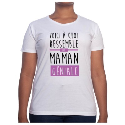 Une maman genial - Tshirt Cadeau Maman Homme