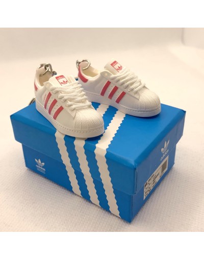 Adidas SuperStar Rose Porte Clé Sneakers