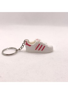 Adidas SuperStar Rose Porte Clé Sneakers