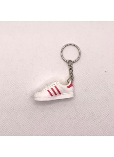 Adidas SuperStar Rose Porte Clé Sneakers