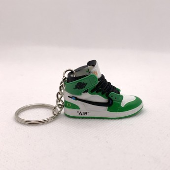 Jordan 1 Off-White Green Porte Clé Sneakers
