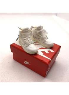 Jordan 1 Off-White White Porte Clé Sneakers
