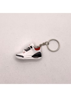 Jordan 3 Retro Fire Red Porte Clé Sneakers
